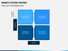 Benefit Effort Matrix PPT Slide 2
