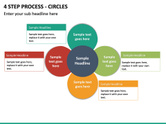 4 Step Process - Circles PPT slide 2