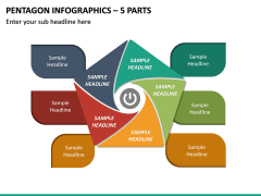 Pentagon Infographics – 5 Parts PPT Slide 2