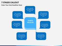 7 Stages Callout PPT Slide 1