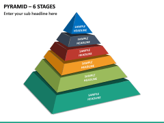 Pyramid – 6 Stages PPT Slide 2
