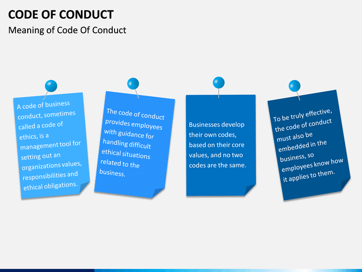 powerpoint presentation on code of conduct