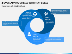 3 Overlapping Circles With Text Boxes PPT Slide 1