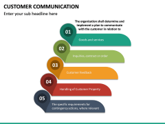 Customer Communication PowerPoint Template | SketchBubble