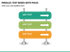 Parallel Text Boxes With Poles PPT Slide 2