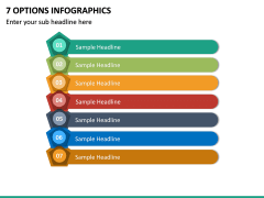 7 Options Infographics PPT Slide 2