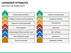 Leadership Attributes PowerPoint Template | SketchBubble