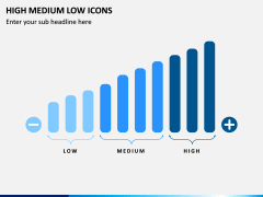 High Medium Low Icons PPT Slide 13