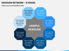 Hexagon Network – 8 Stages PPT Slide 1