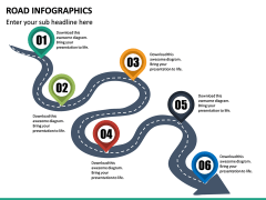 Road Infographics Powerpoint Template 