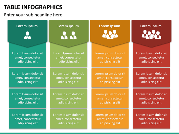 Table Infographics PowerPoint Template | SketchBubble