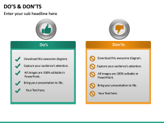 Do's and Don'ts PowerPoint Template | SketchBubble