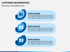 3 Options Infographics PPT Slide 1