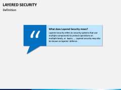 Layered Security PPT slide 1