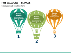 Hot Balloons – 3 Stages PPT slide 2