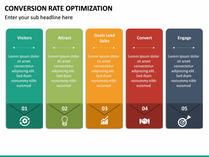 Conversion Rate Optimization PowerPoint Template | SketchBubble