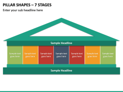 Pillar Shapes – 7 Stages PPT slide 2