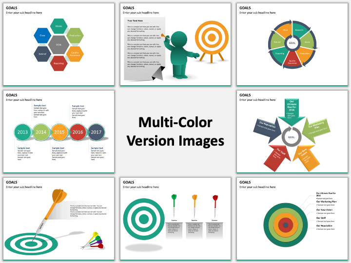 Goals Powerpoint Template Sketchbubble