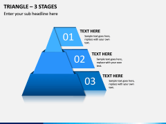 Triangle – 3 Stages PPT Slide 1