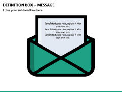 Definition Box – Message PPT slide 2
