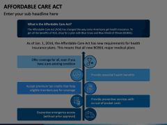 Affordable Care Act PowerPoint And Google Slides Template - PPT Slides