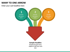 Many to One Arrow PPT slide 2