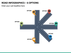 Road Infographics – 6 Options PPT Slide 2