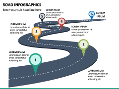 Road Infographics PowerPoint Template | SketchBubble