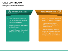 Force Continuum PowerPoint Template | SketchBubble