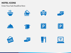 Hotel icons PPT slide 6