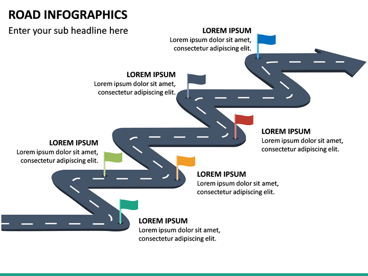 Road Infographics PowerPoint Template | SketchBubble