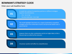 Bowman's Strategy Clock PowerPoint and Google Slides Template - PPT Slides