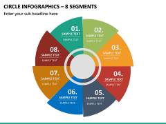 Circle Infographics – 8 Segments PPT Slide 2