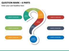 Question Mark – 6 Parts PPT Slide 2