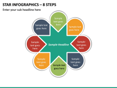 Star Infographics – 8 Steps PPT slide 2
