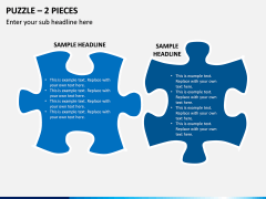Puzzle - 2 Pieces PPT Slide 1