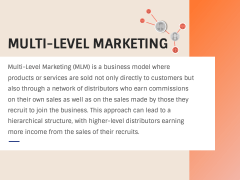 Multi Level Marketing PPT Slide 2