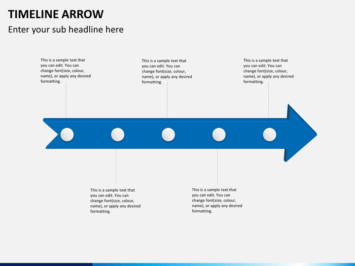 Timeline Template Curved Arrow Timeline Powerpoint Te