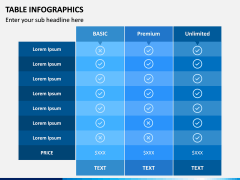 Table Infographics PPT Slide 14