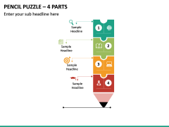 Pencil Puzzle – 4 Parts PPT slide 2