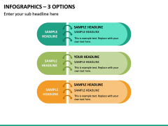 Infographics – 3 Options PPT Slide 2