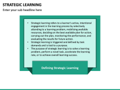 Strategic Learning PowerPoint Template | SketchBubble