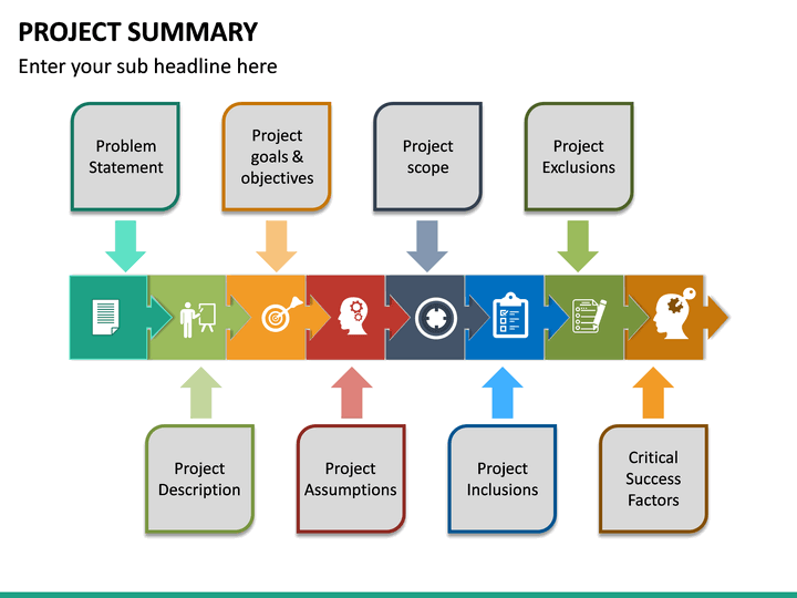 Project Summary PowerPoint Template SketchBubble
