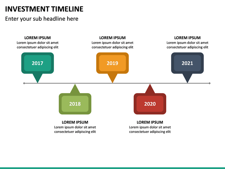 Investment Timeline PowerPoint Template | SketchBubble