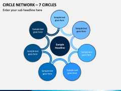 Circle Network – 7 Circles PPT slide 1