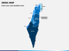 Israel Map PPT slide 1