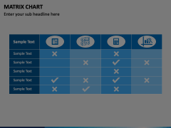 Matrix Chart PowerPoint And Google Slides Template - PPT Slides