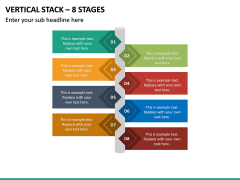 Vertical Stack – 8 Stages PPT Slide 2