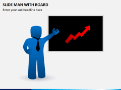Slide man with board PPT slide 6