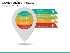 Location Symbol – 4 Stages PPT Slide 2